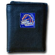 Boise St. Broncos Leather Tri-fold Wallet